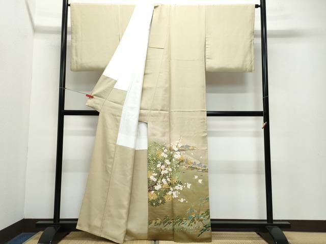 平和屋着物 豪華色留袖 友禅 作家物 天ノ橋立 正絹 vf