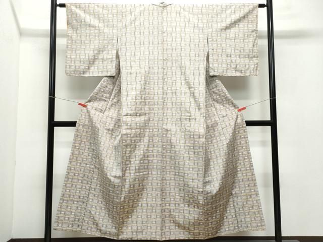 平和屋着物 本場琉球絣 紬 吉祥文 正絹 vf