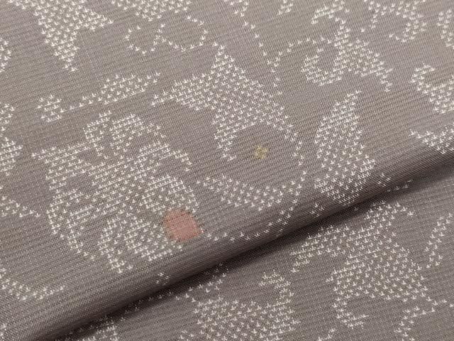  平和屋着物 本場大島紬 9マルキ 更紗花唐草文 正絹 vf 紬 着物