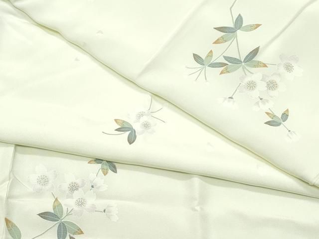 平和屋着物 長襦袢 無双仕立て 枝桜 やまと誂製 正絹 vf