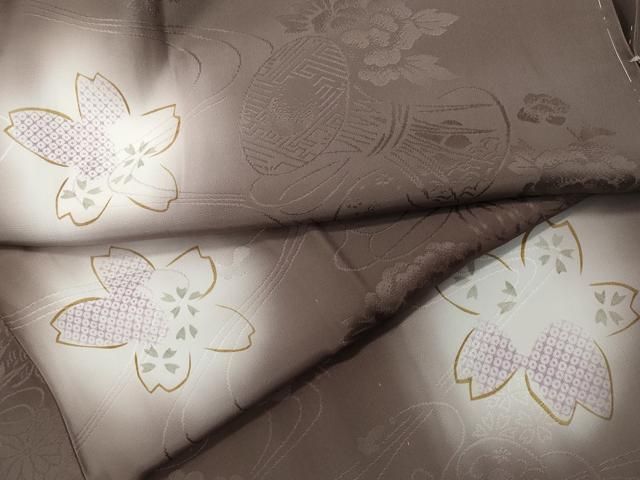 平和屋着物 長襦袢 無双仕立て 舞桜 蛍暈し 正絹 vf