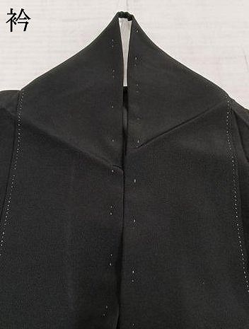 平和屋着物▽豪華黒留袖 単衣