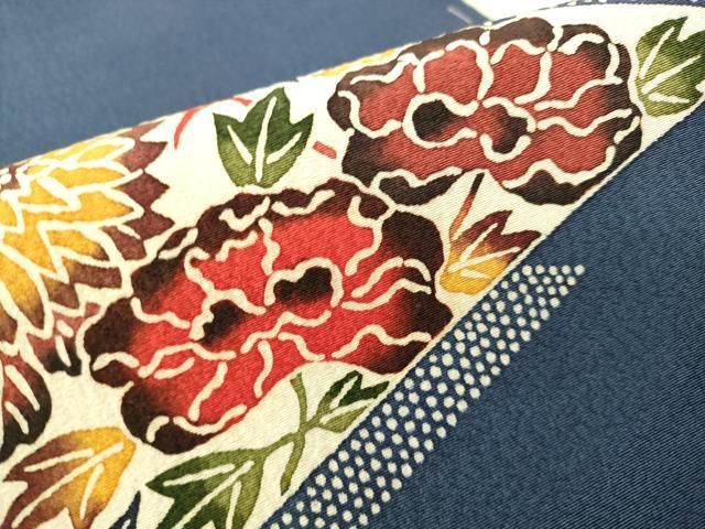 九寸名古屋帯 型染