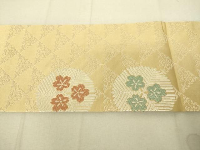 九寸名古屋帯 唐織