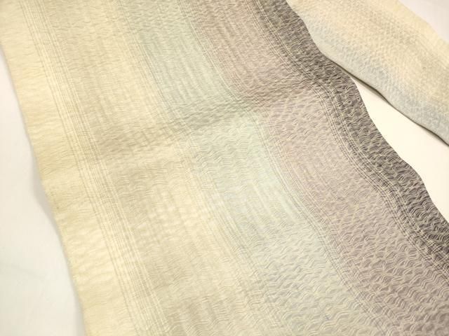 平和屋着物 夏物 全通柄九寸名古屋帯 間道 正絹 cm