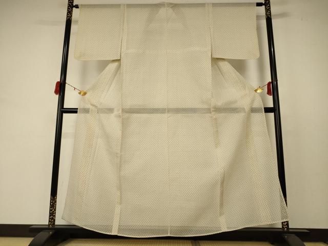 平和屋着物 夏物 絹芭蕉 十字絣 正絹 jd