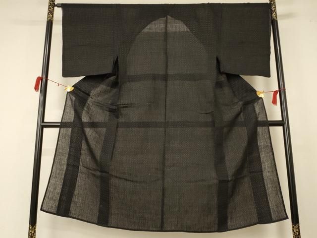 平和屋着物＊夏物 男性 小紋 絣柄 jd