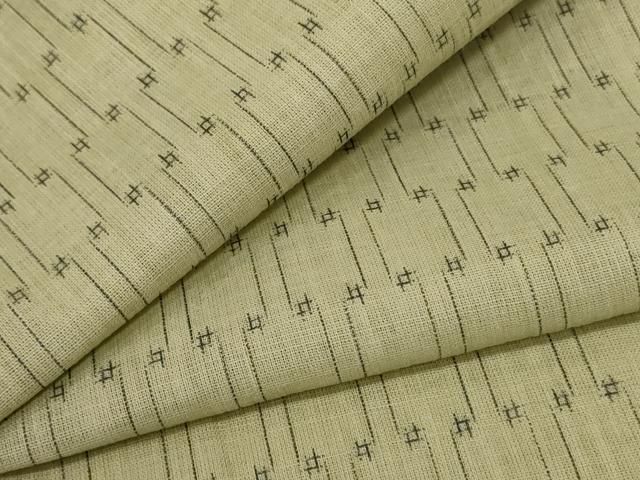 平和屋着物＊夏物　小紋　紗　立涌文様　AABC9885jd 平和屋着物＊夏物 小紋 紗 立涌文様 AABC9885jd