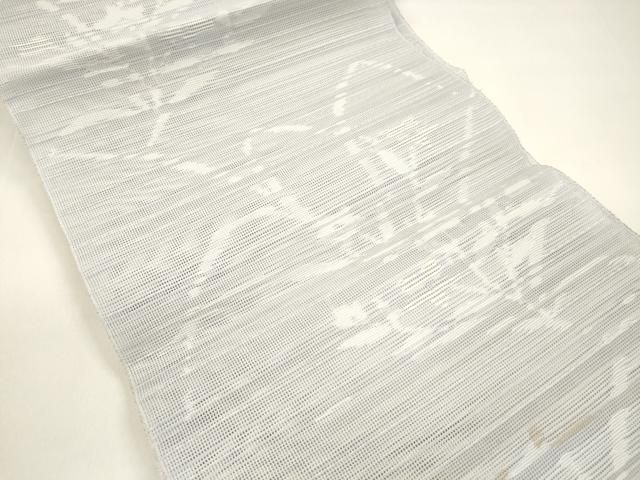 平和屋着物＊夏物 八寸名古屋帯 草花文 DAAZ4031cm