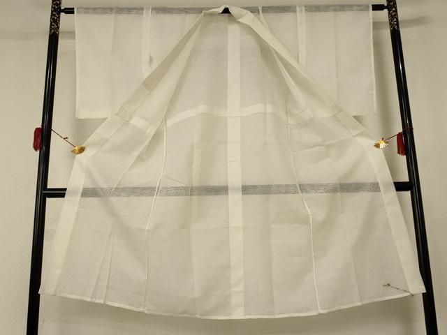 平和屋着物 夏物 長襦袢 紗 象牙色 洗える着物 jd