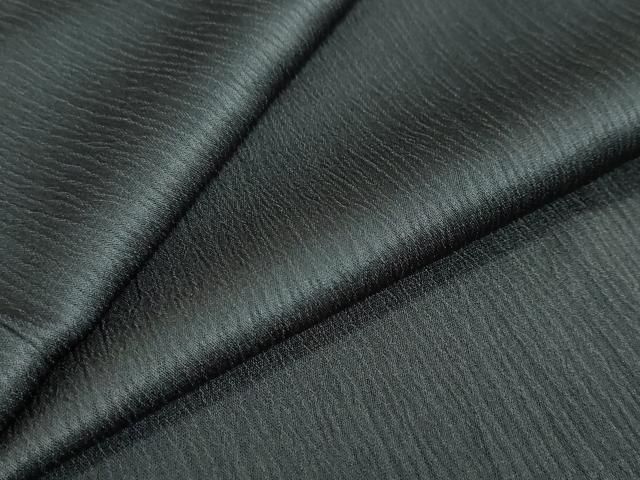 平和屋着物 色無地 霞地紋 高麗納戸色 胴裏 狐色 洗える着物 ud