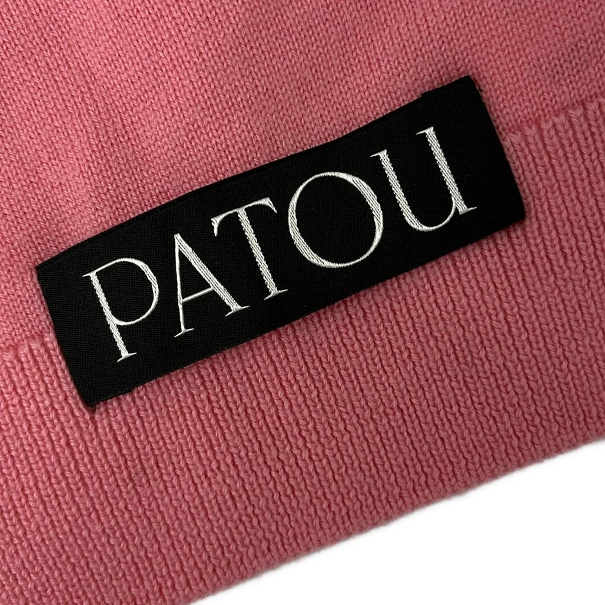 PATOU(パトゥ) 長袖セーター サイズS レディース - ピンク×黒×白