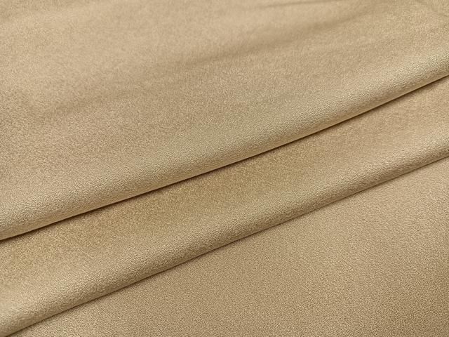 平和屋着物 上質な色無地 枯色 正絹 ph