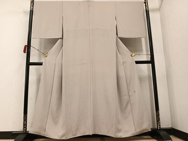 平和屋着物 松尾光琳 色無地 枯色 正絹 ph