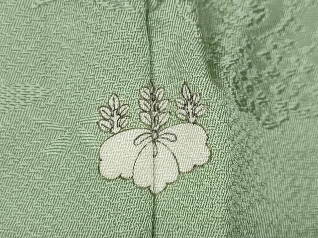 人物風景地紋 裏葉柳色