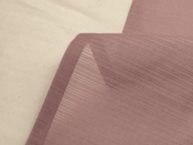 平和屋着物*夏物 色無地 絽 梅染色 正絹 ♥ jd