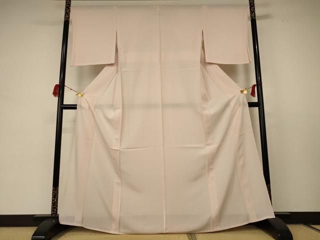 平和屋着物 夏物 色無地 絽 肌色 正絹 jd