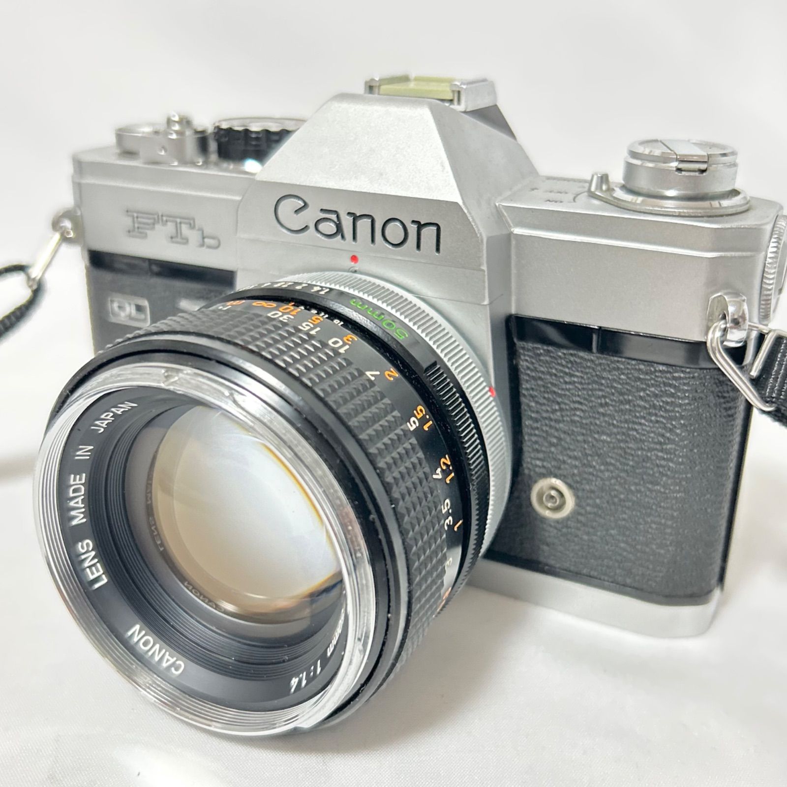 良品】 キヤノン CANON FTb QL ボディ + FD 50mm F1.4 ☆シャッター