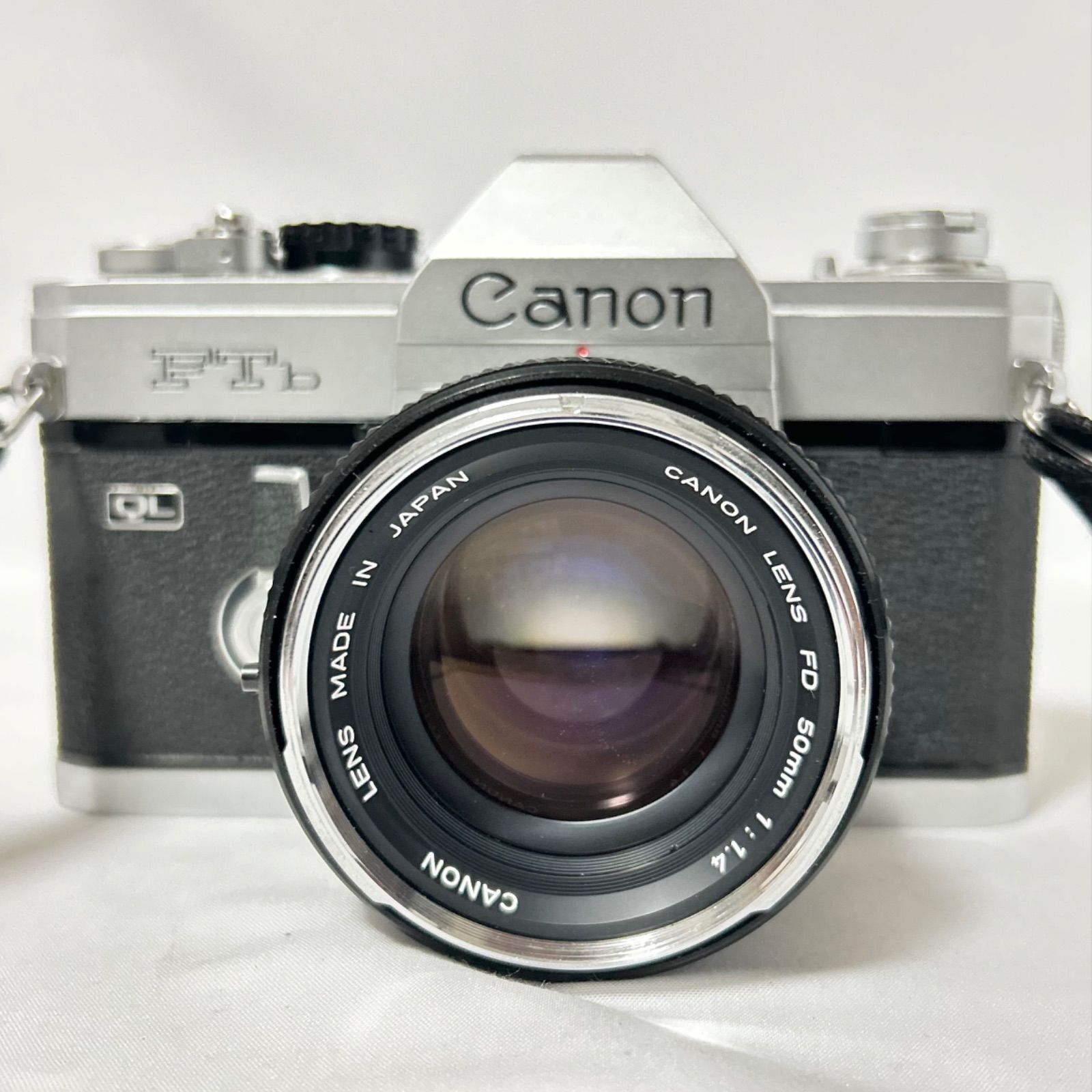 良品】 キヤノン CANON FTb QL ボディ + FD 50mm F1.4 ☆シャッター