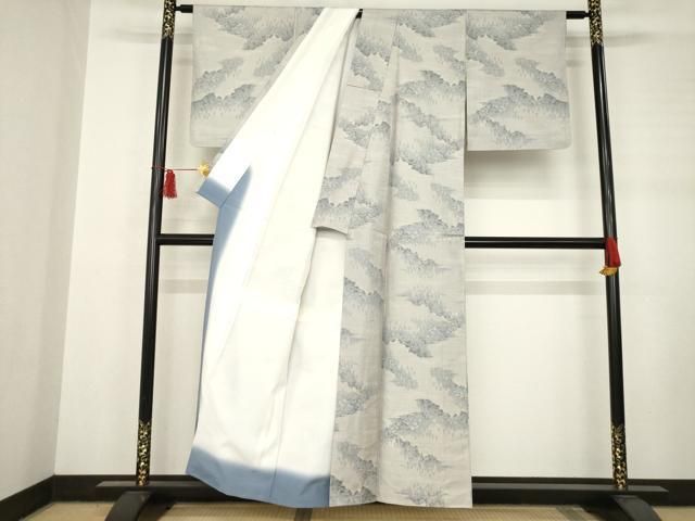 総絣 風景樹林文