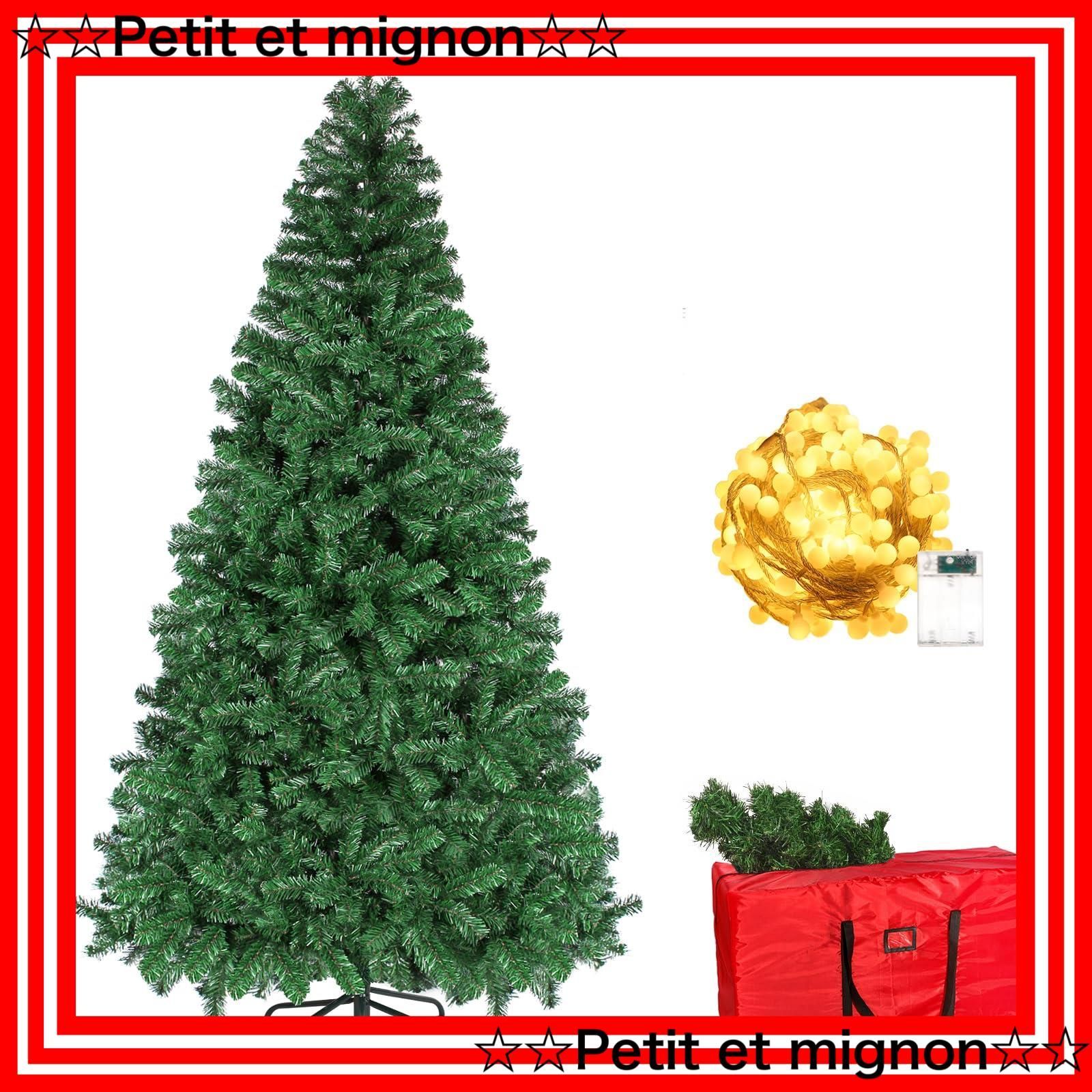 高濃密度 おしゃれ 950本の枝 ツリー モミの木 tree ライト付き christmas 組立簡単北欧 飾り 電飾付き 収納バッグ付き ヌードツリー 店舗装飾 リアル 210 cm QUEEN プレゼ