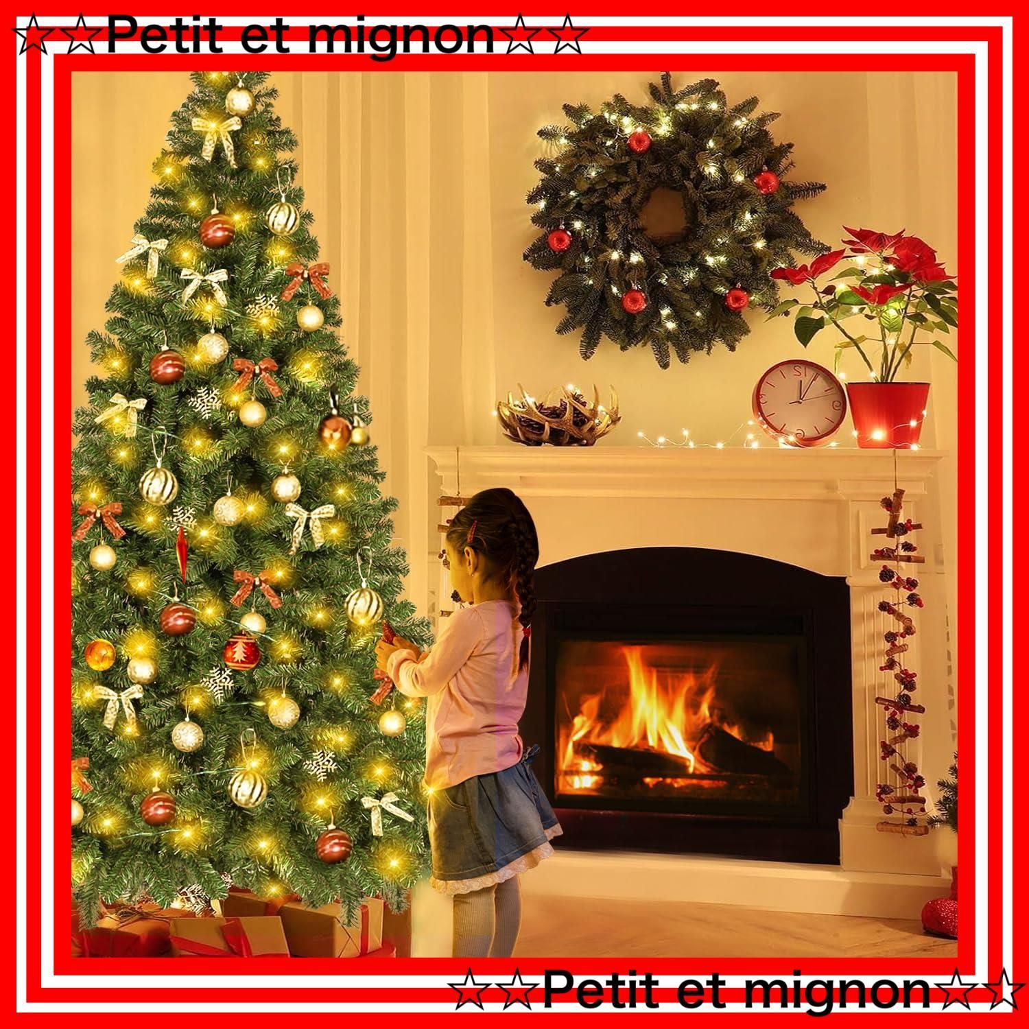  高濃密度 おしゃれ 950本の枝 ツリー モミの木 tree ライト付き christmas 組立簡単北欧 飾り 電飾付き 収納バッグ付き ヌードツリー 店舗装飾 リアル 210 cm QUEEN プレゼ クリスマスツリー クリスマス