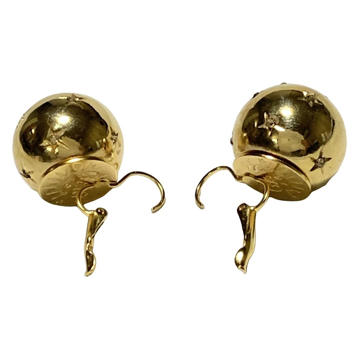  GAS BIJOUX ガスビジュー ピアス - ゴールド×クリア スター 星 ピアス(両耳用) アクセサリー