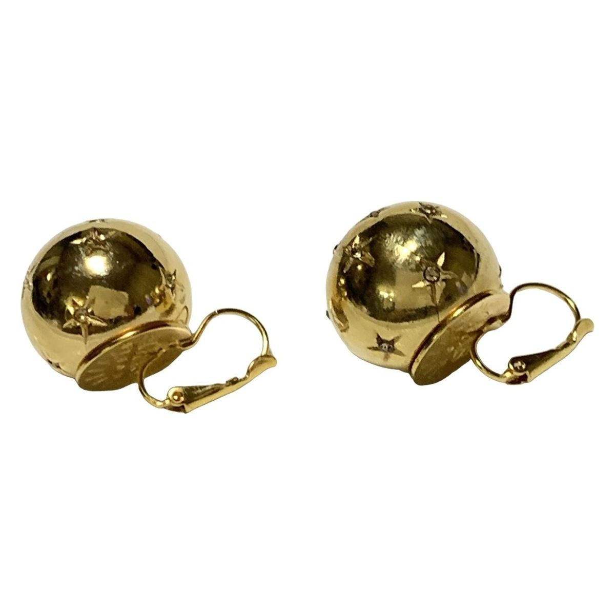 GAS BIJOUX ガスビジュー ピアス - ゴールド×クリア スター 星