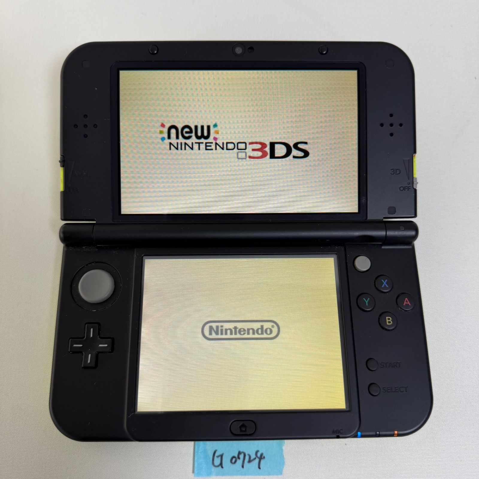 G 0724 Newニンテンドー3 DS LL ライム ブラック 本体(New 3DS LL) ニンテンドー3DS/2DS