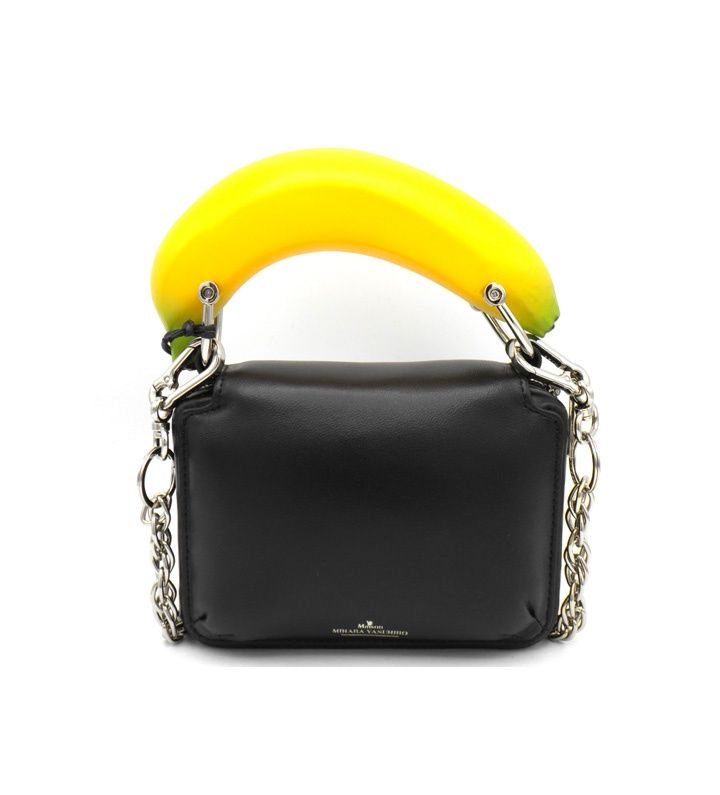 メゾンミハラヤスヒロ Maison Mihara Yasuhiro TOY Banana Handle Chain Shoulder Wallet トイ バナナ ハンドル チェーン レザー ショルダー ウォレット 45844