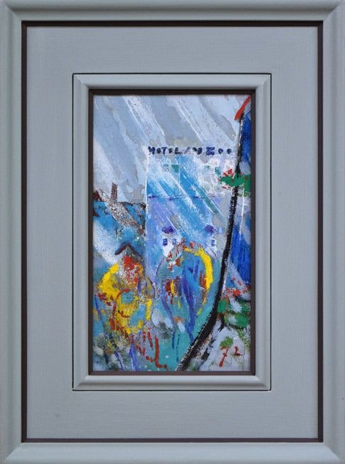 西村 計雄「北のベルリン」油絵・仏M3号 「一枚の繪」で活躍 共和町に