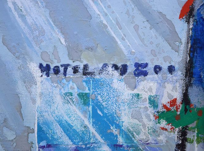 西村 計雄「北のベルリン」油絵・仏M3号 「一枚の繪」で活躍 共和町に