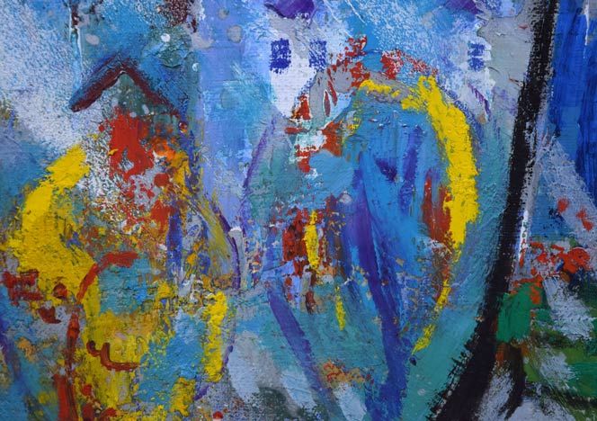 西村 計雄「北のベルリン」油絵・仏M3号 「一枚の繪」で活躍 共和町に