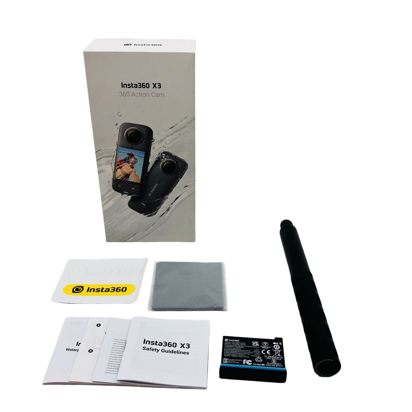 Insta360 X3 CINSAAQ/B 360度 Action Camera インスタ360 アクション