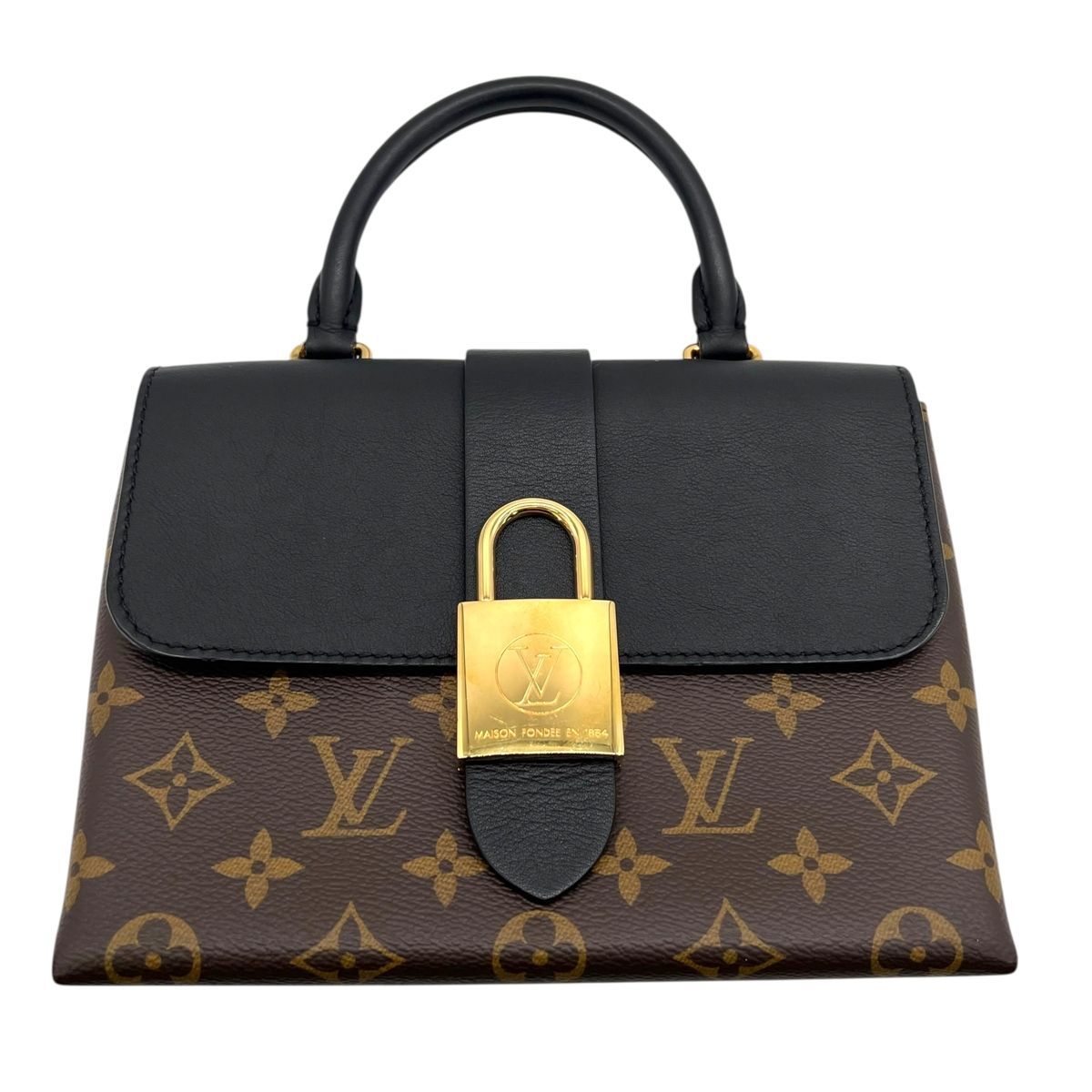 LOUIS VUITTON ルイ ヴィトン M 44141 ロッキー BB ノワール 2 WAY モノグラム ショルダーバッグ ハンドバッグ レディース SA