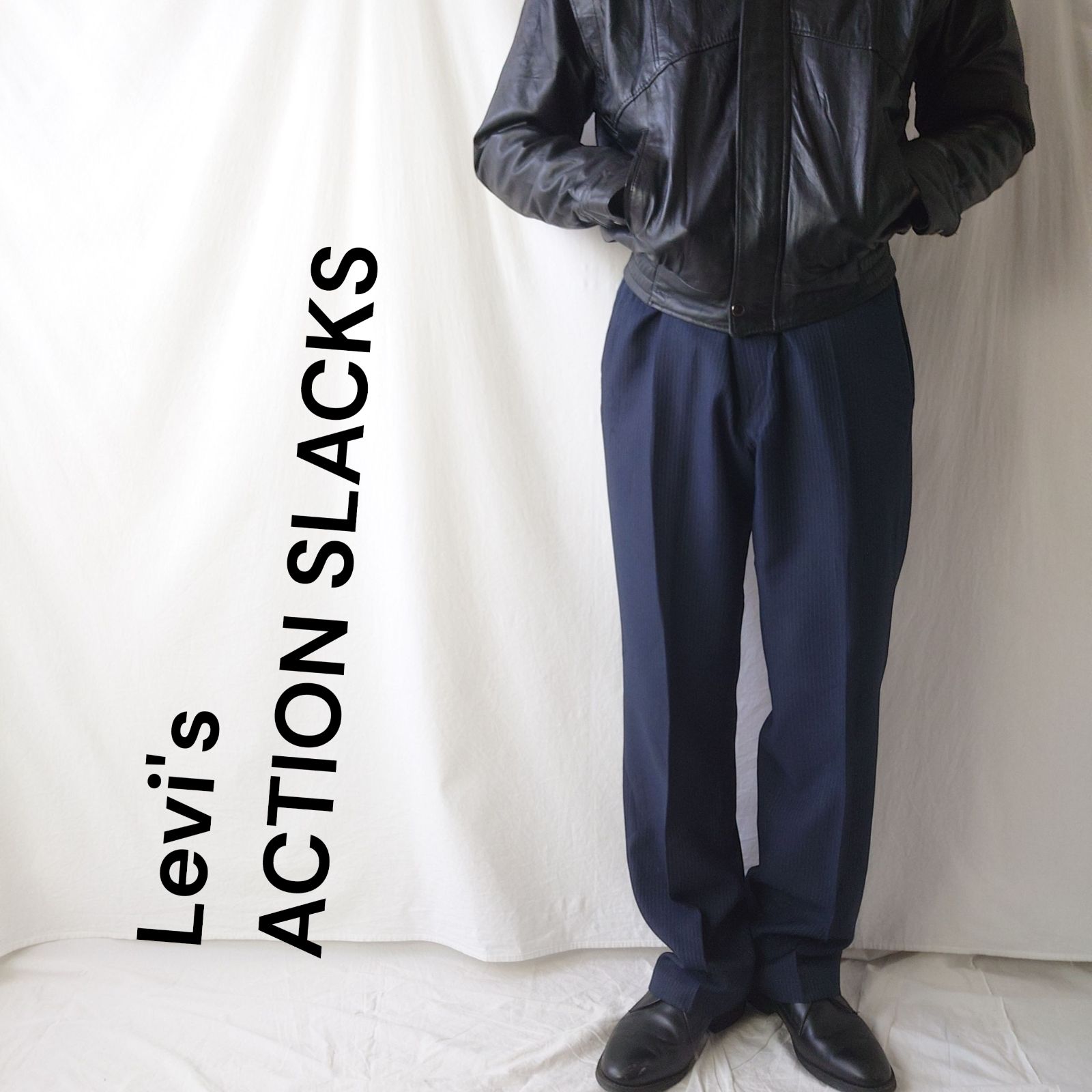 80～90s】Levi's リーバイス アクションスラックス ストライプ