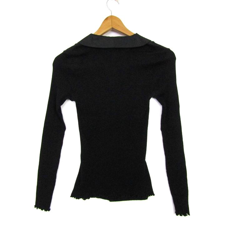 《Oscalito》オスカリート　ロングカーディガン　ウール・シルク　サイズ2 ロングカーディガン/ベーシック/秋冬/＜パープル＞ウール・シルクNo