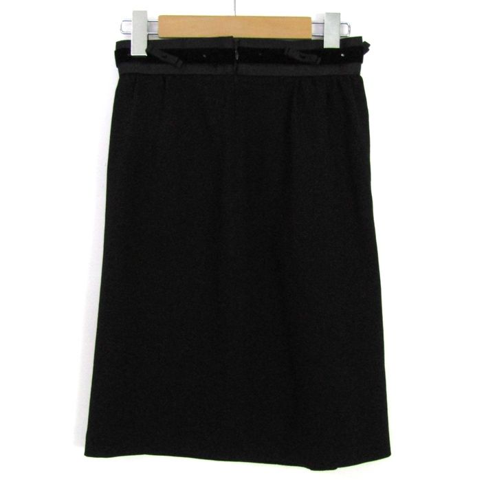 ヴァレンチノ スカート ボトムス バージンウール イタリア製生地 レディース 40| ブラック Valentino