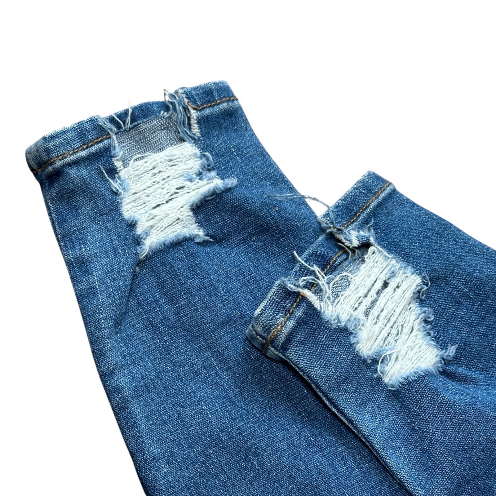 AMERICAN EAGLE JEGGING ジェギング スキニーデニム リペア加工 ブルー 