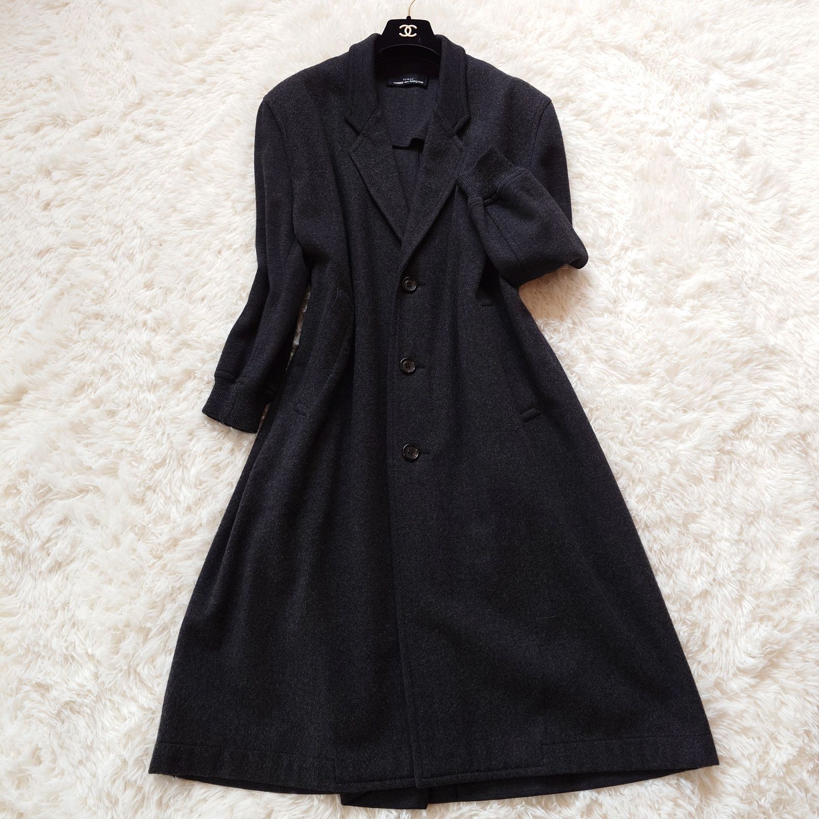 希少 90s トリコ コムデギャルソン チェスターコート ロングコート