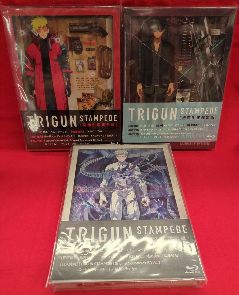 TRIGUN STAMPEDE Vol.1.2.3 Blu-ray 【公式通販】