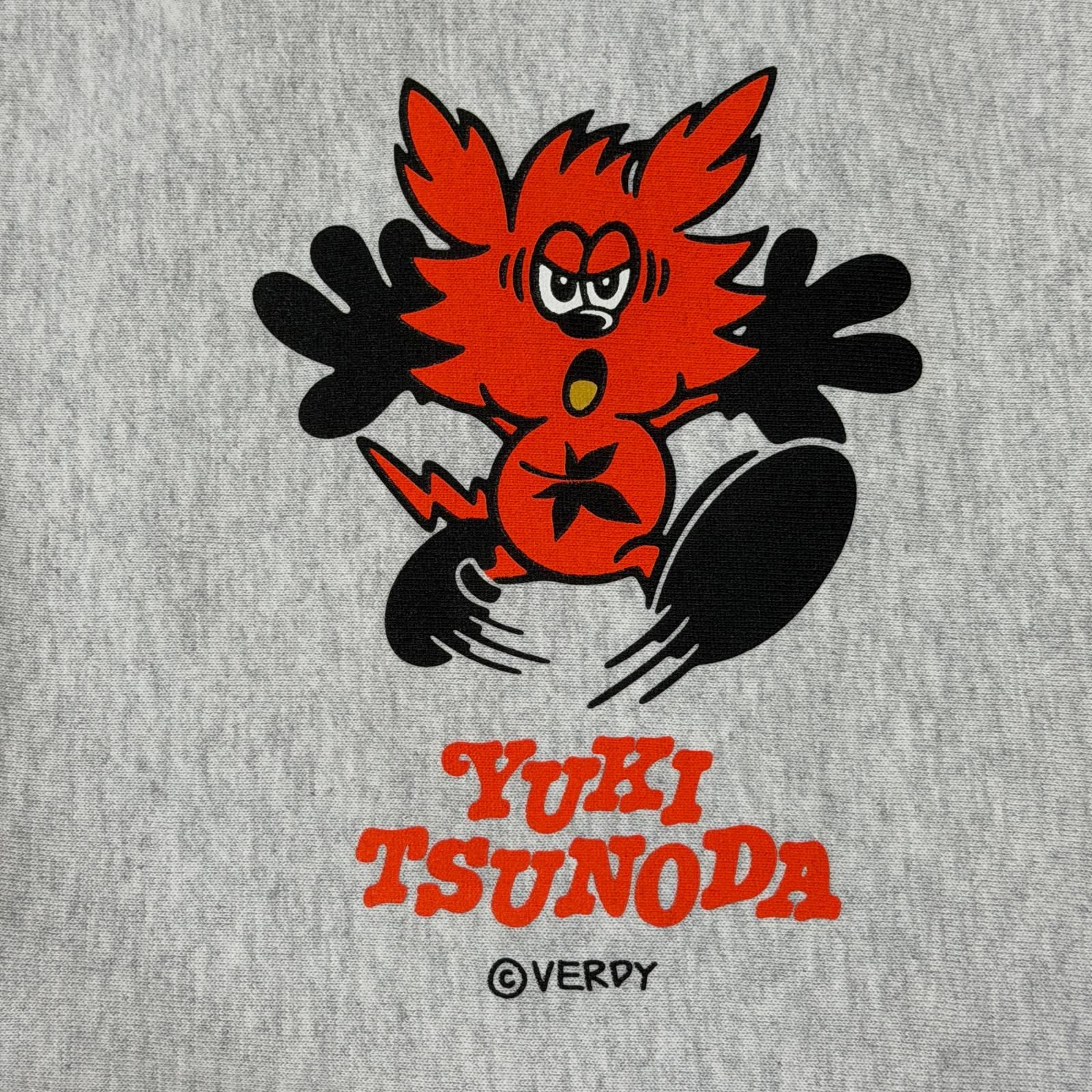 VERDY × YUKI TSUNODA Hoodie フーディー スウェットパーカー ロゴ