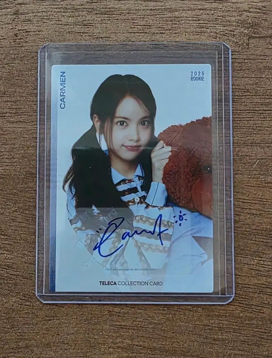 テレカ カード 2025 ケイポップ ルーキー 下ハートハート- カルメン サイン入り サインカード