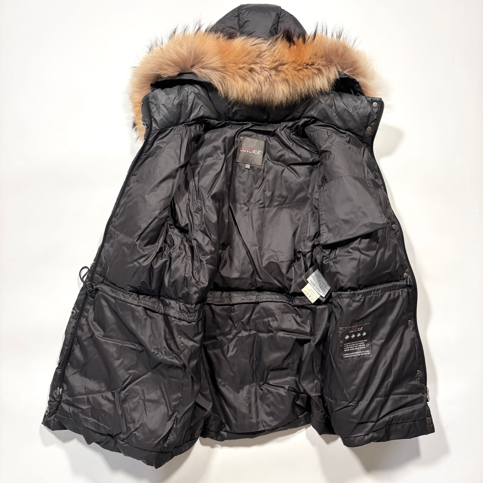 DUVETICA デュベティカ ダウンジャケット y2k フード ラクーンファー