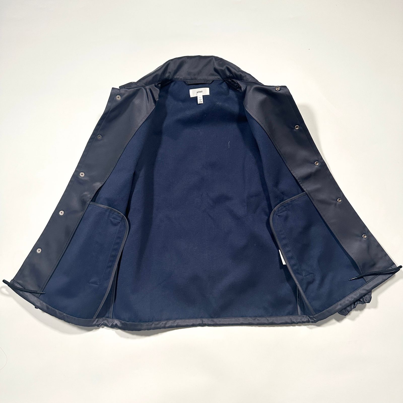 HYKE ハイク ナイロンボンディング コーチジャケット 151-17046