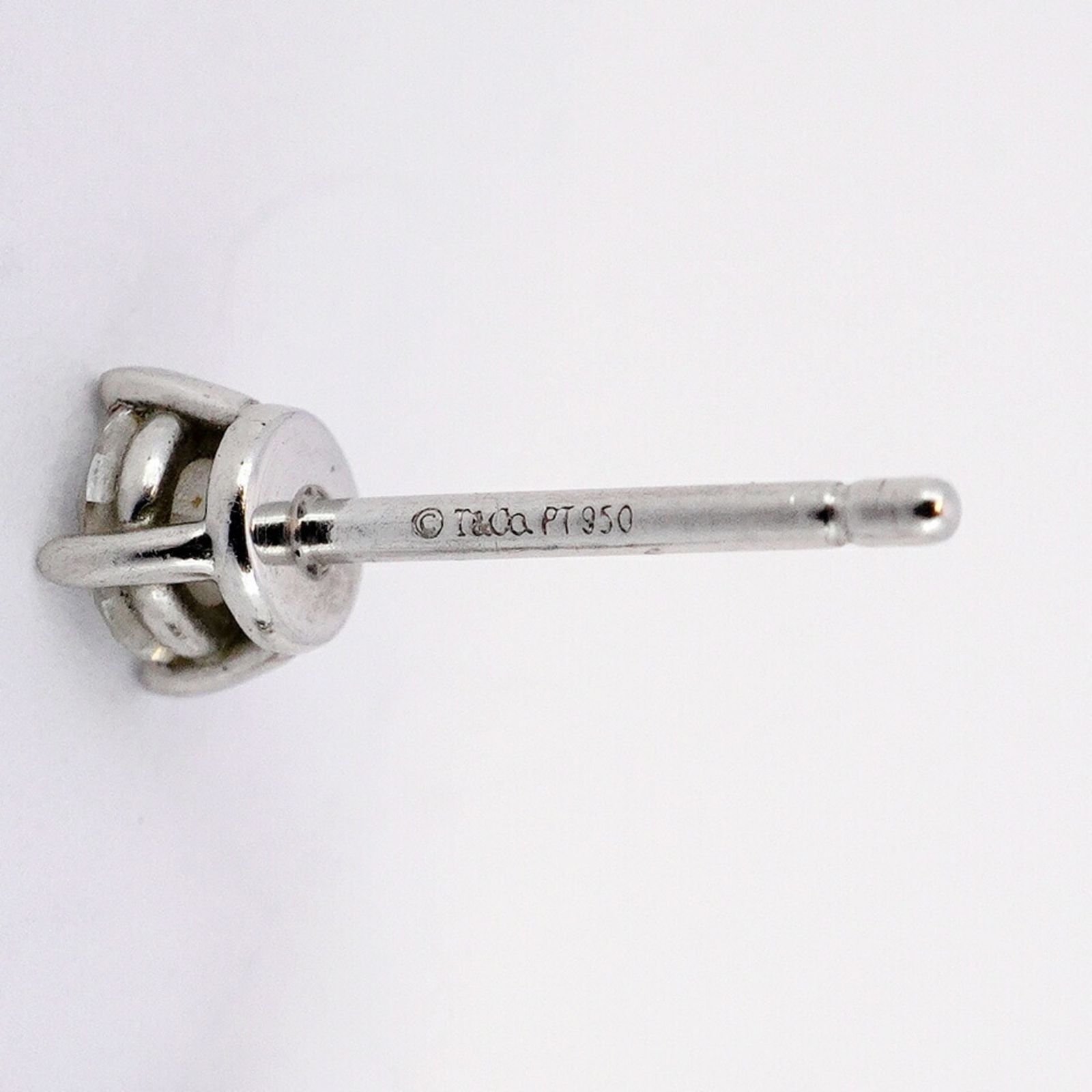 ティファニー(Tiffany) ティファニー ピアス ソリティア 1PD Pt950