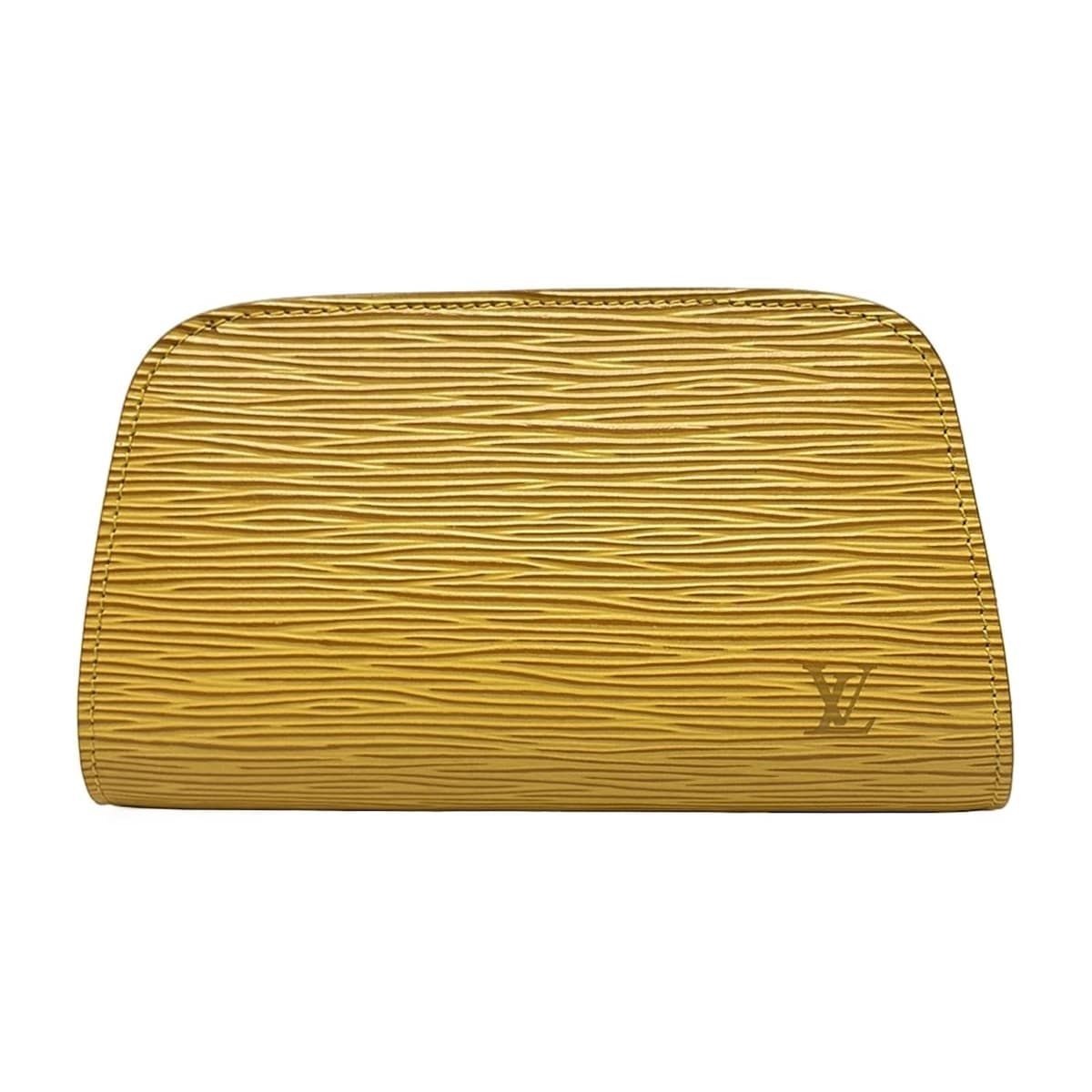 LOUIS VUITTON ルイヴィトン ポーチ エピ ドーフィーヌPM M 48449 ジョーヌ レザー