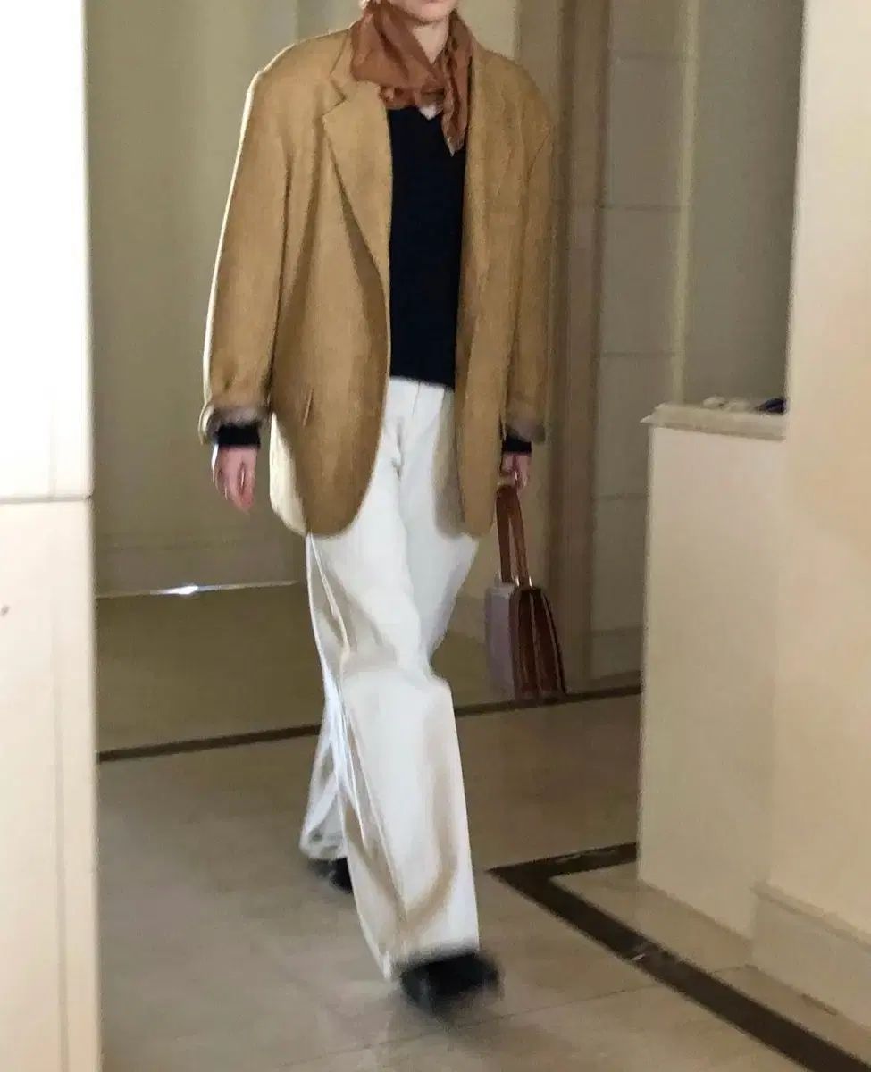 JOIE DE VIVIER ヘリンボーン ジャケット