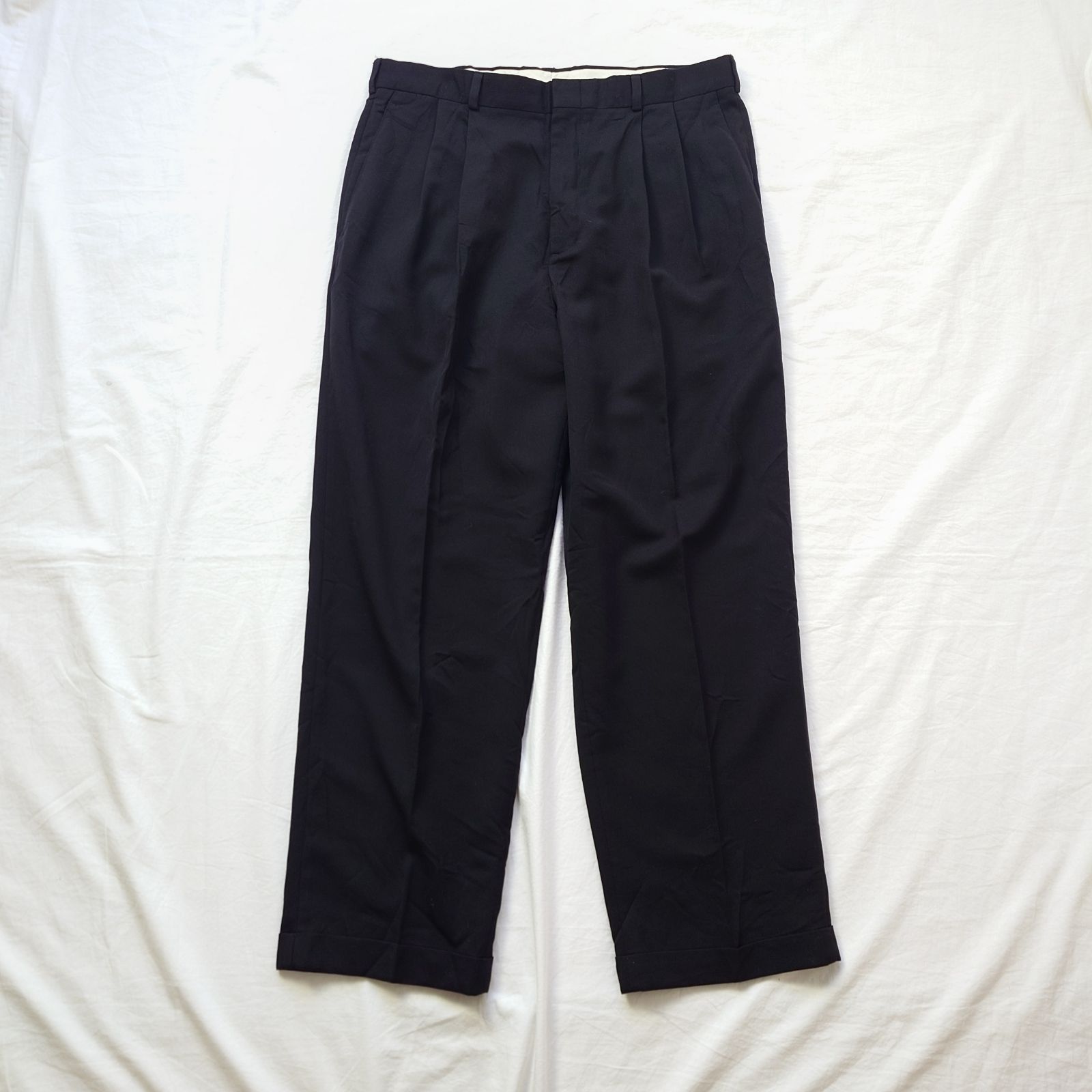 90s】スレイツ Slates 1990年代 2タックスラックス トラウザーズ