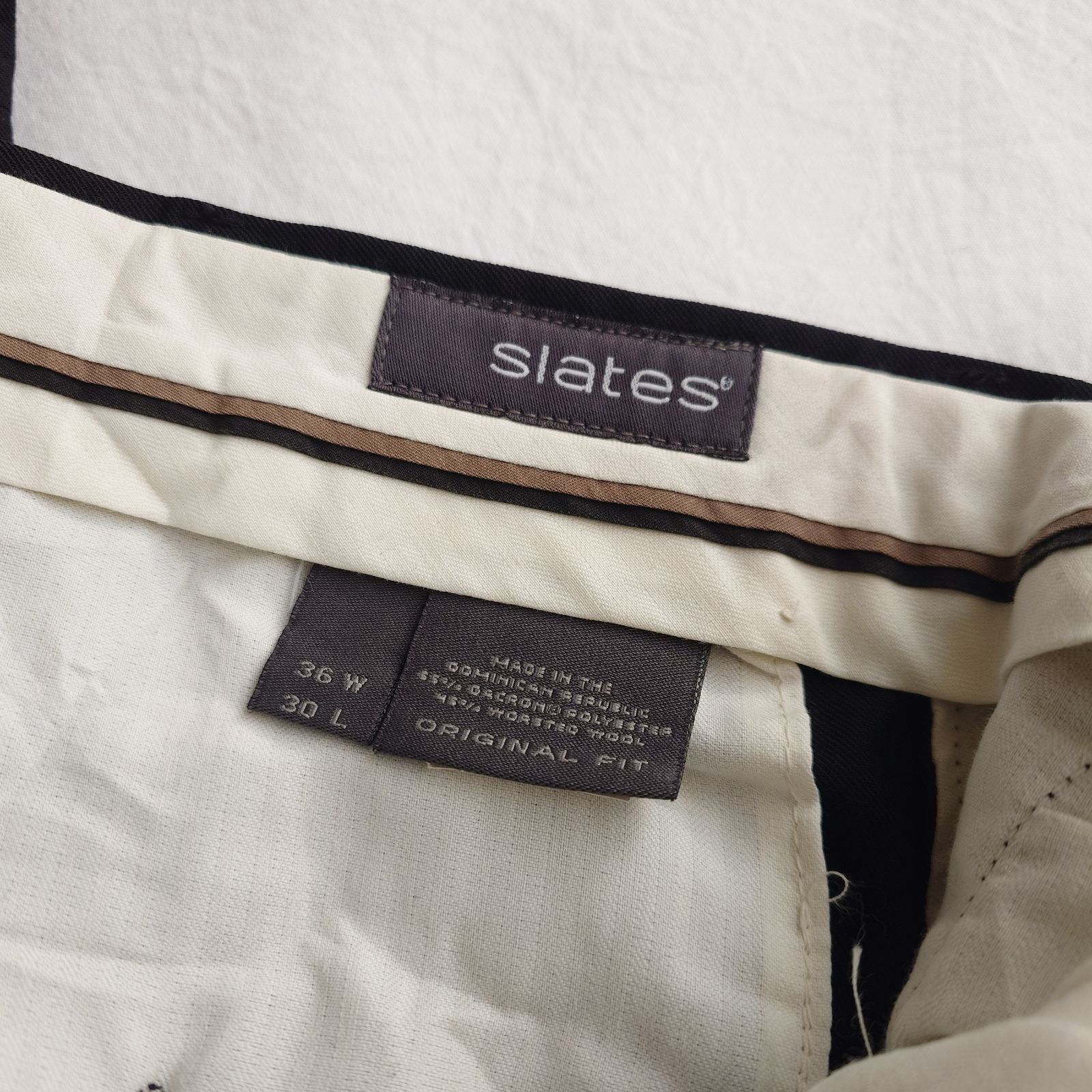 90s】スレイツ Slates 1990年代 2タックスラックス トラウザーズ